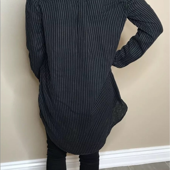 H&M ⭐️ Long Dress Shirt With Stripes - Picture 5 of 5